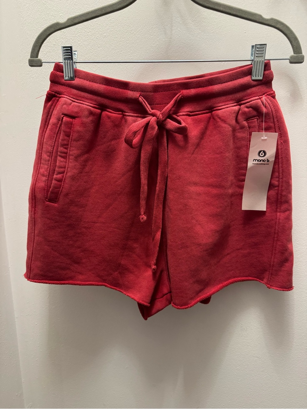 Red Drawstring Shorts